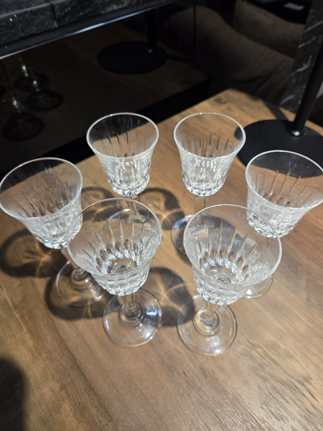 Set of 6 Vintage Sherry / Liqueur Glasses - photo 4