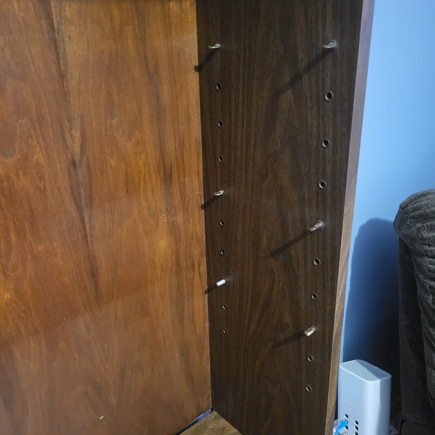 Wooden Desk with Shelving Unit - photo 5