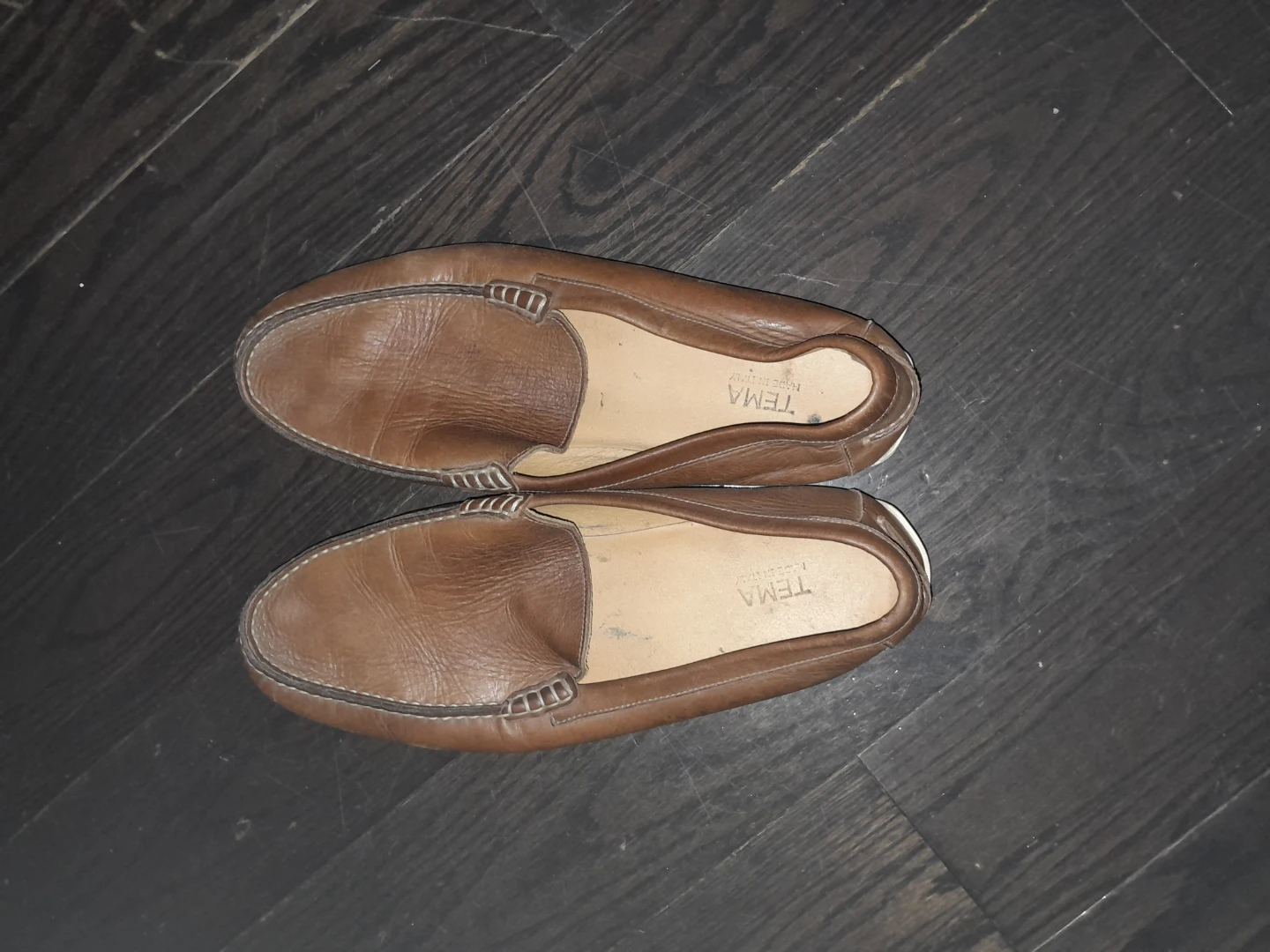 Men's leather casual shoes
