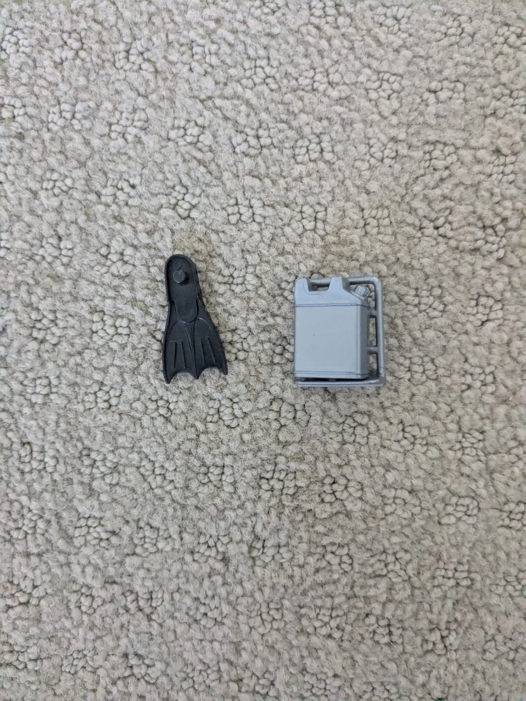 G.I Joe Accessories: Scuba Fin and Jerry Can