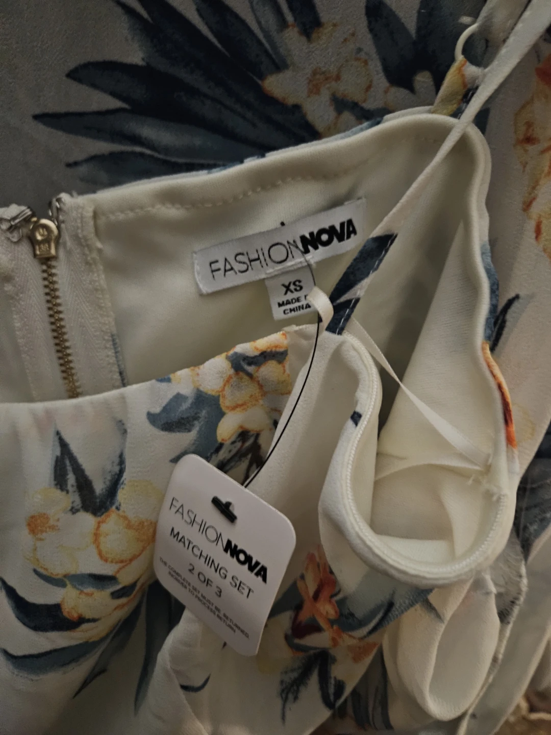 Fashion Nova Floral Matching Set XS - photo 4