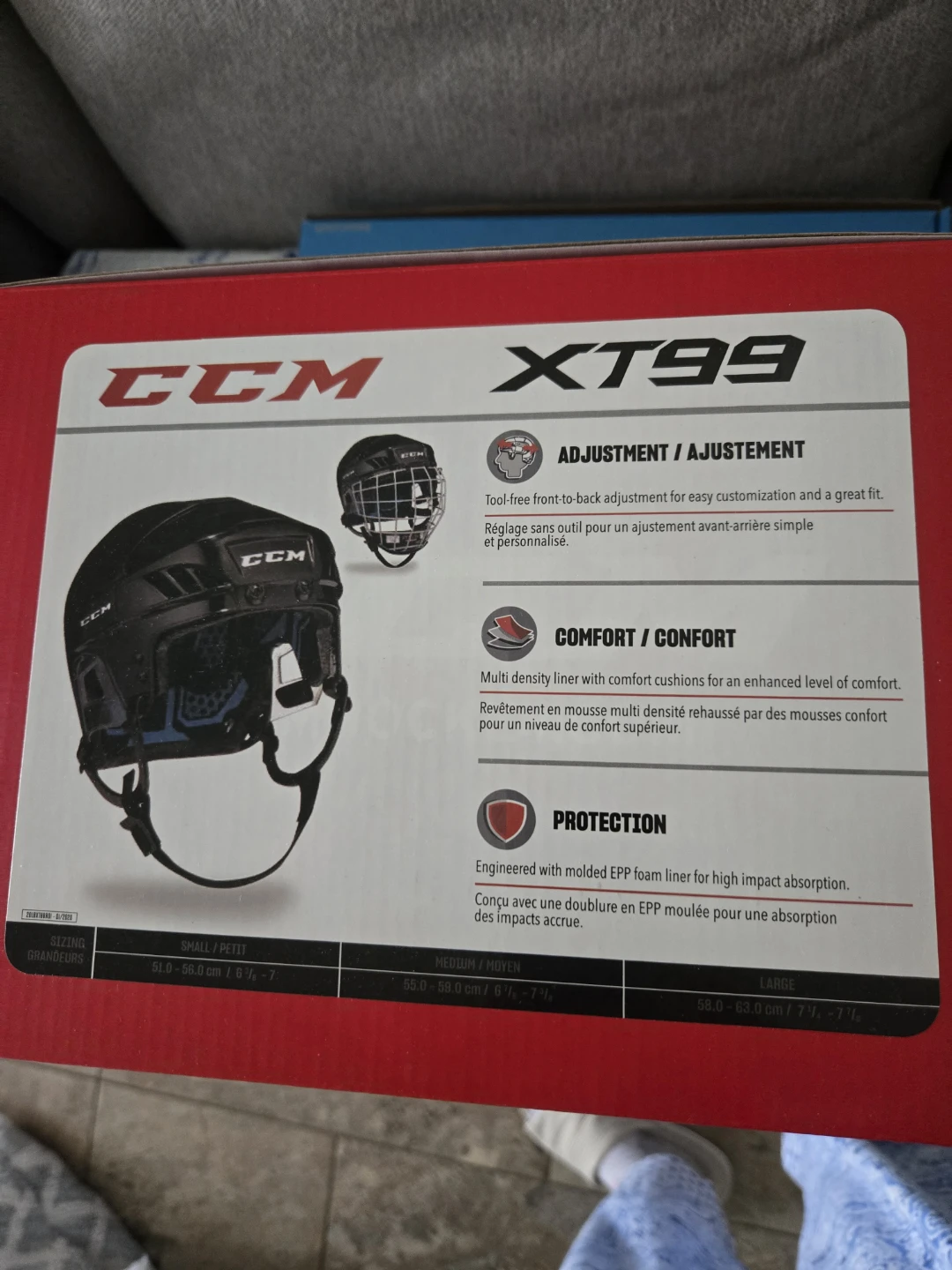 Kids Hockey helmet (L size) - photo 2