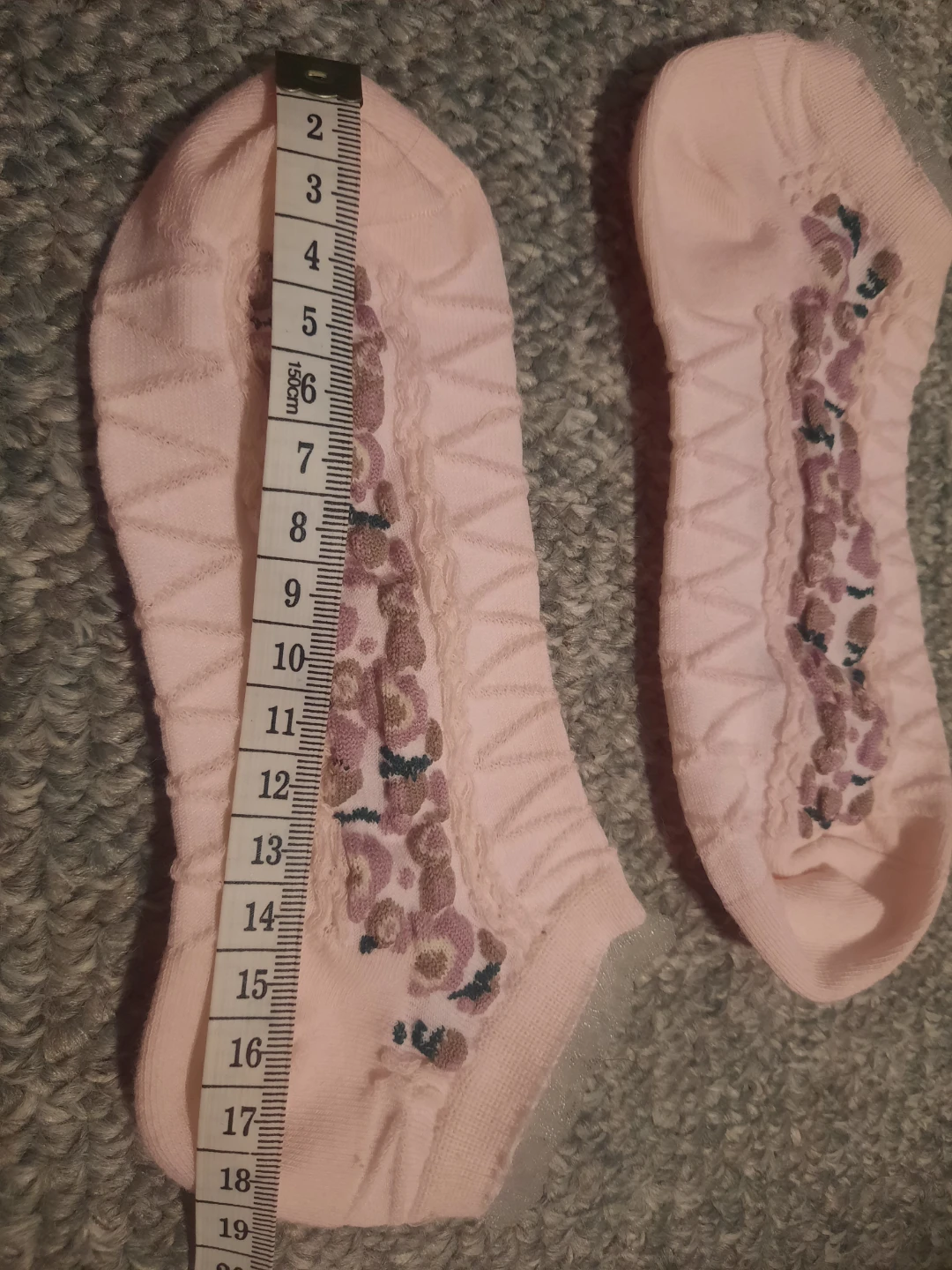 New Pink Floral Ankle Socks - photo 4