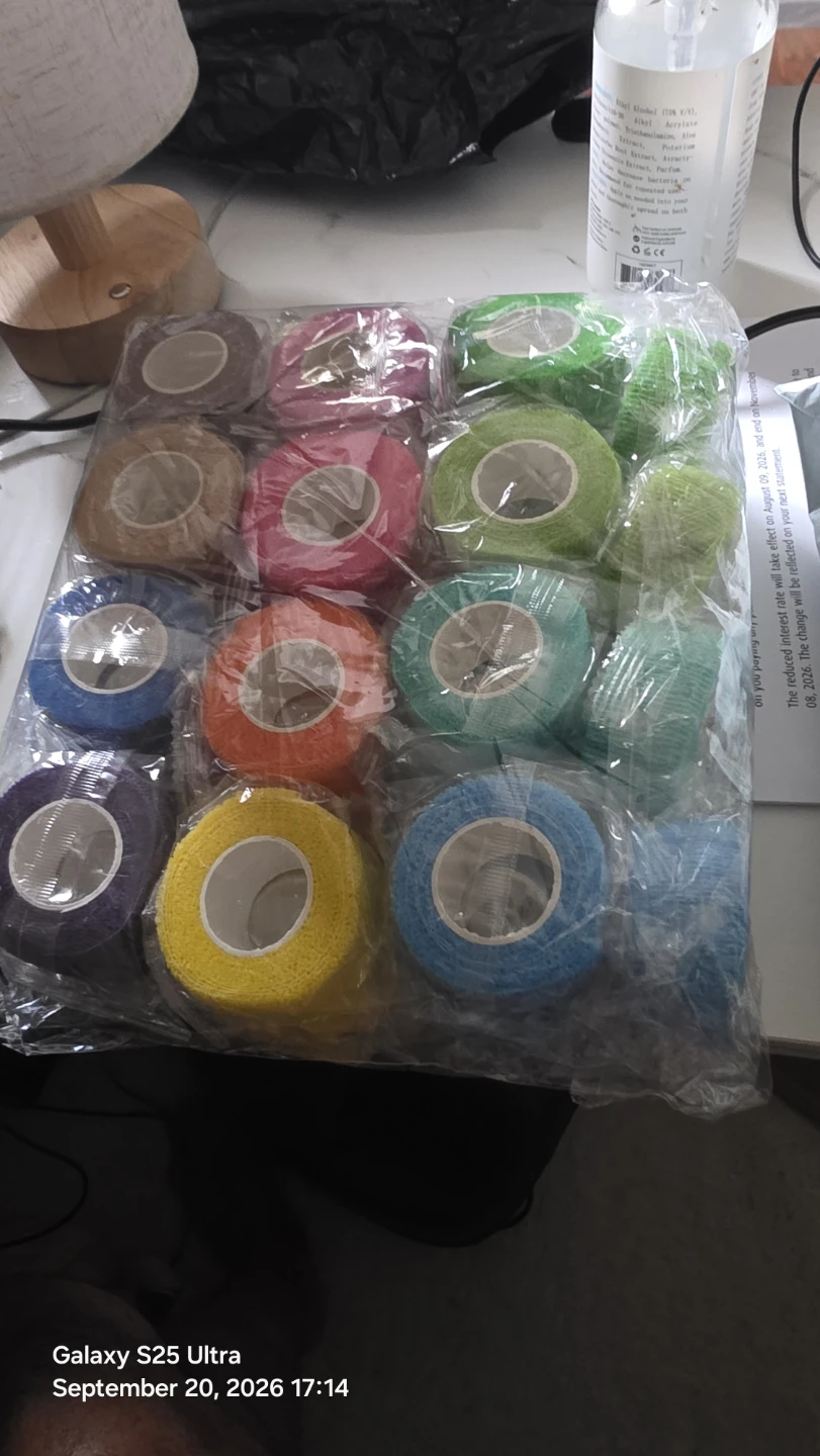 Set of 28 Self-Adhesive Cohesive Bandages
