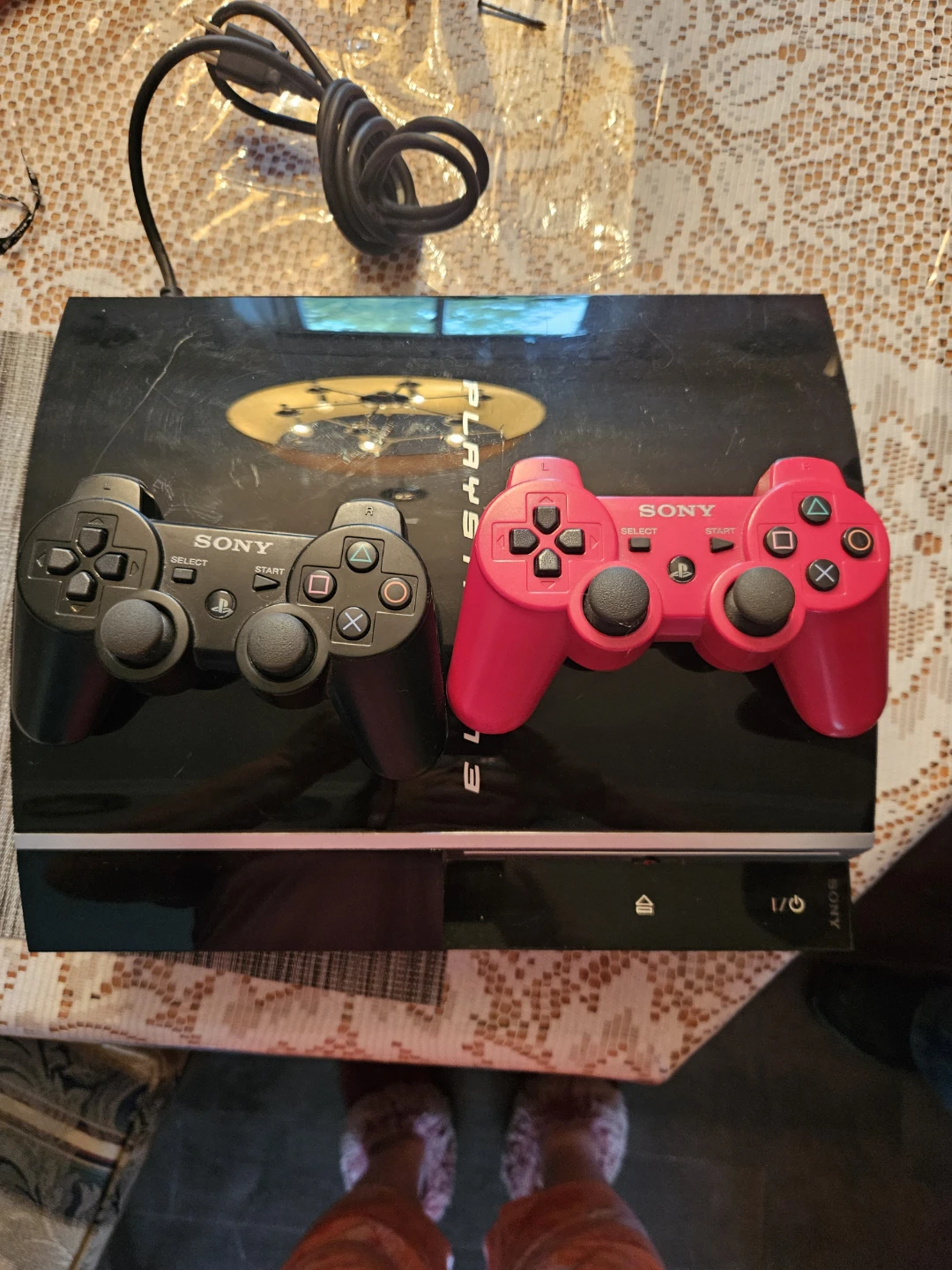 Sony PlayStation 3 Console with 2 Controllers