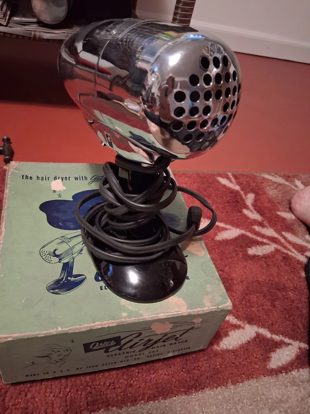Vintage Oster Airjet Hair Dryer Model 202 - photo 2