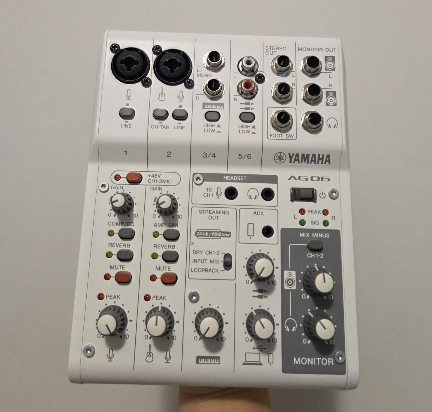 Audio interface Yamaha AG06