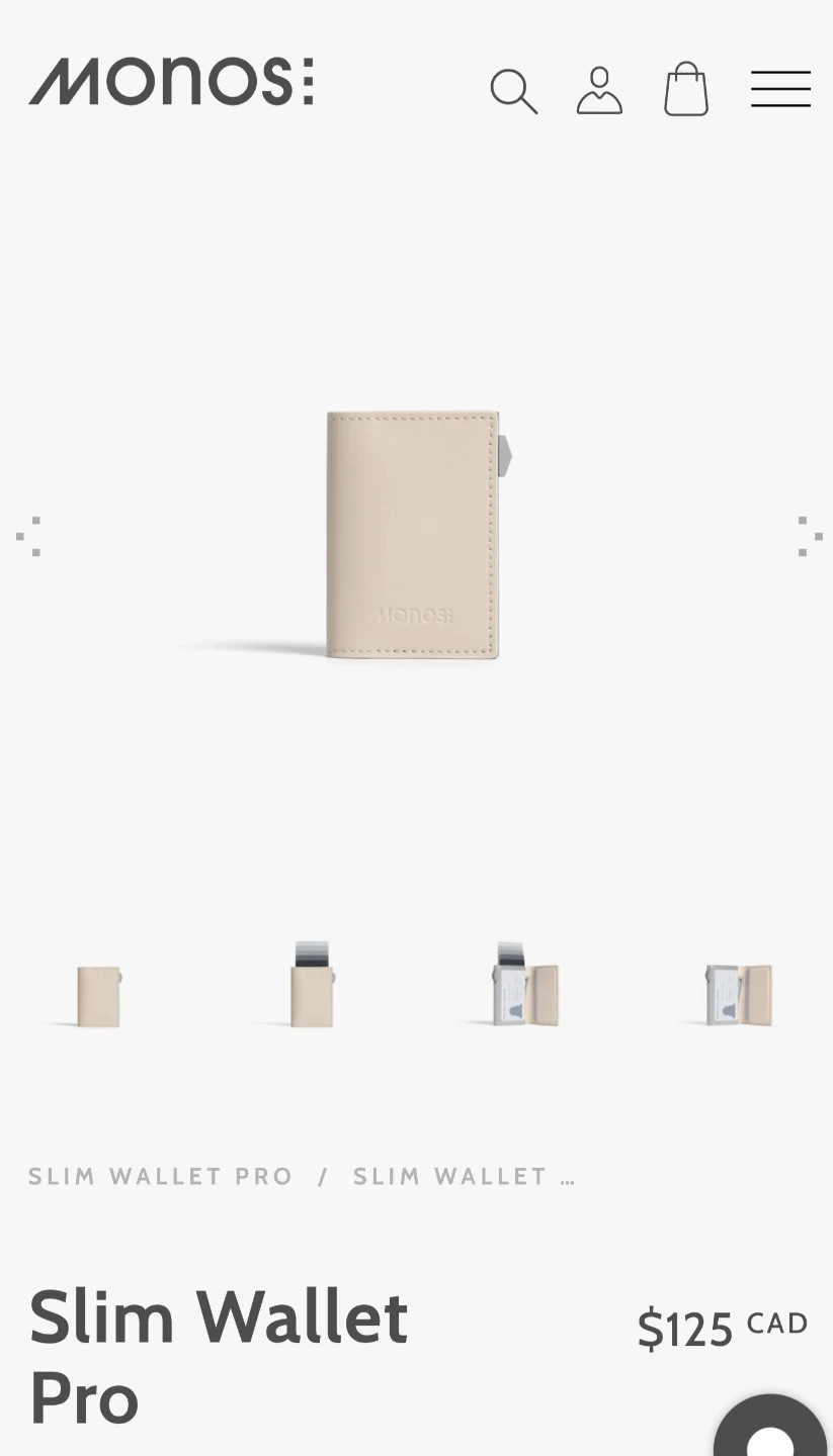 Monos Slim Wallet Pro