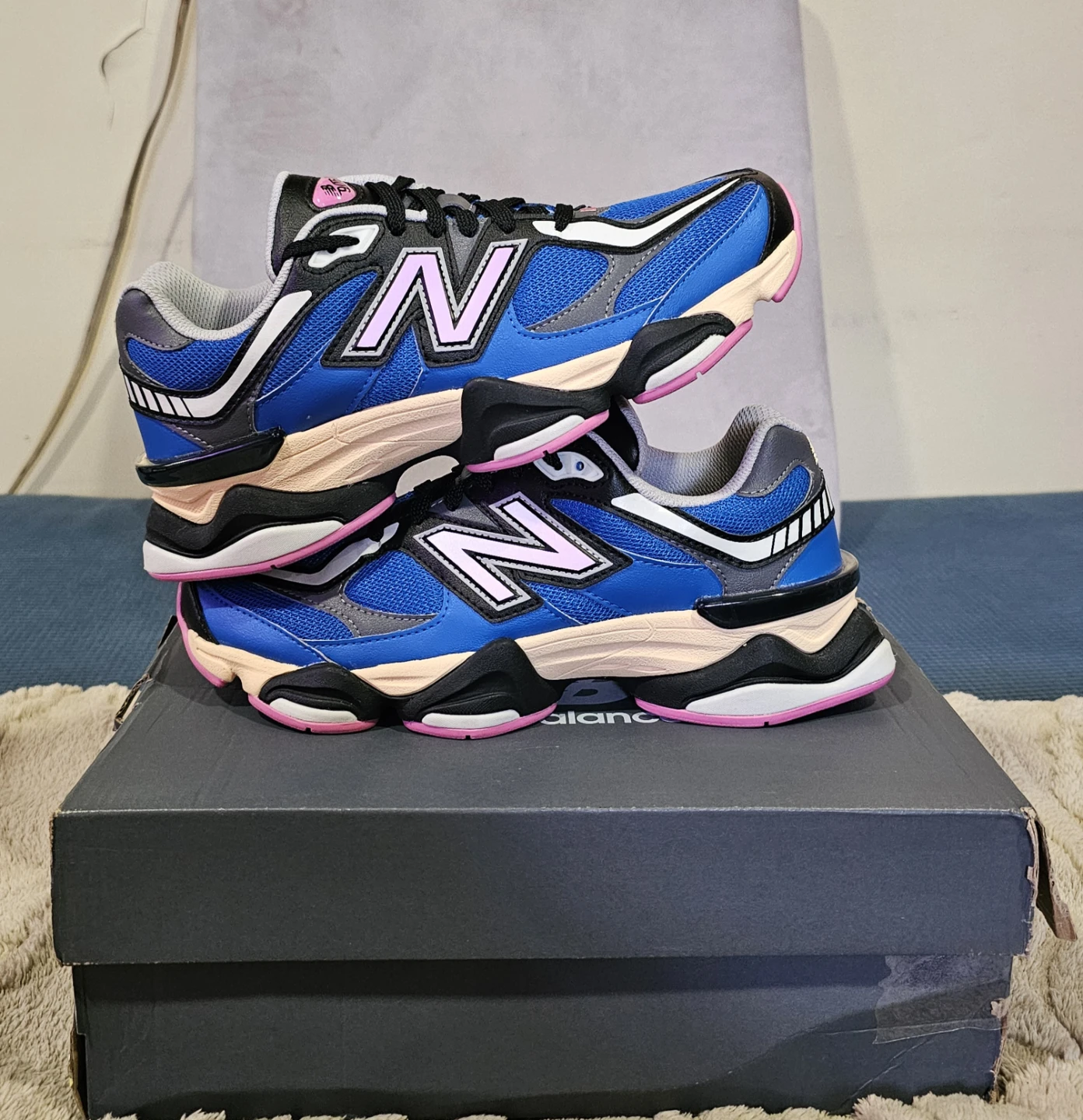 Brand new New Balance 9060 Blue/Pink - photo 2