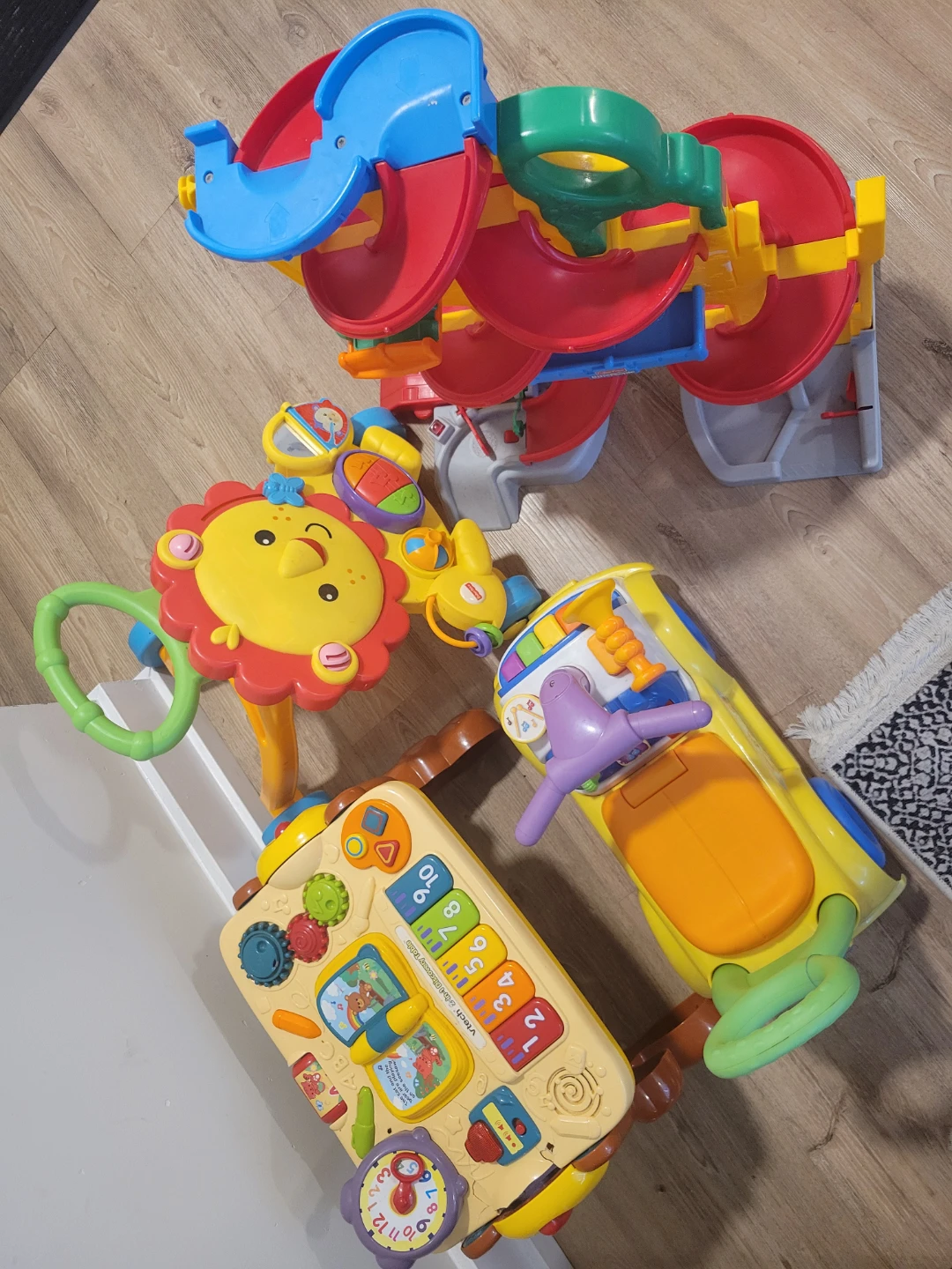 VTech 2-in-1 Discovery Table and Fisher-Price Ride-On