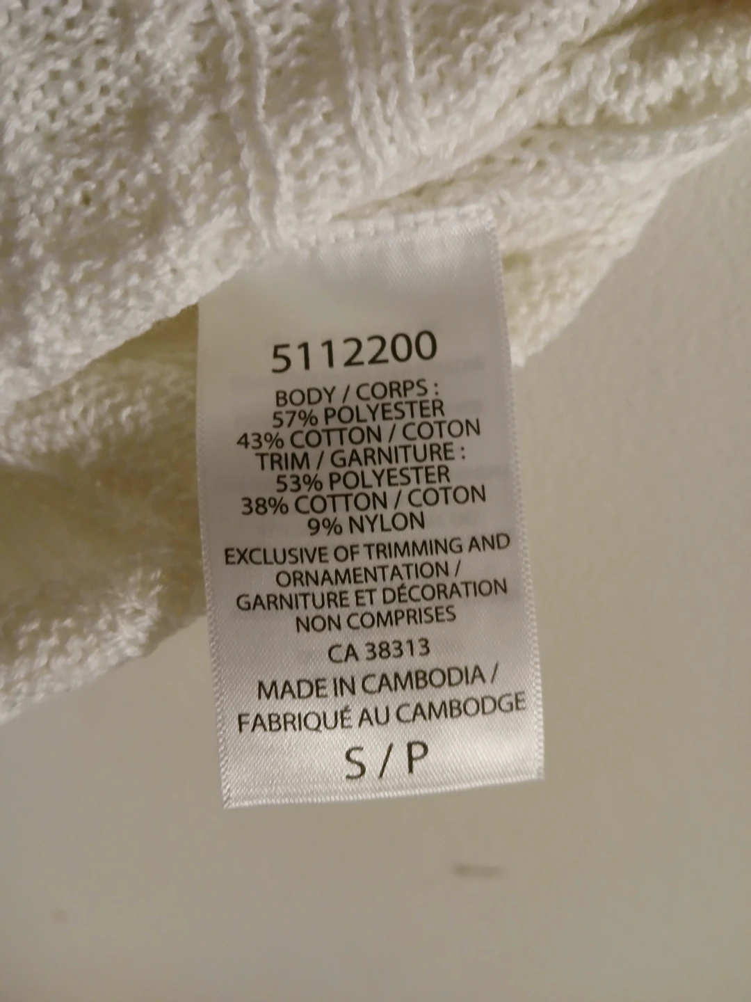 Bleu Gray White Cable Knit Sweater - photo 5