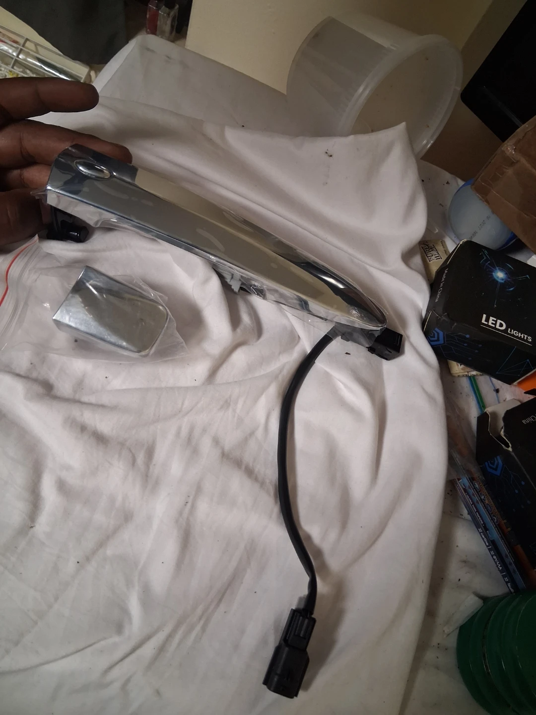 Chrome Exterior Door Handle Assembly - photo 4