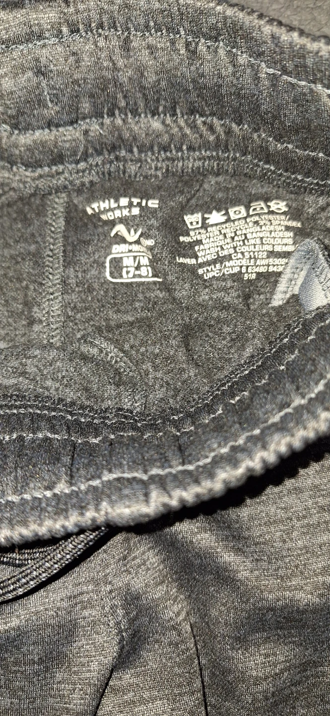 Athletic Works grey joggers size M (7-8)🏈 - photo 2