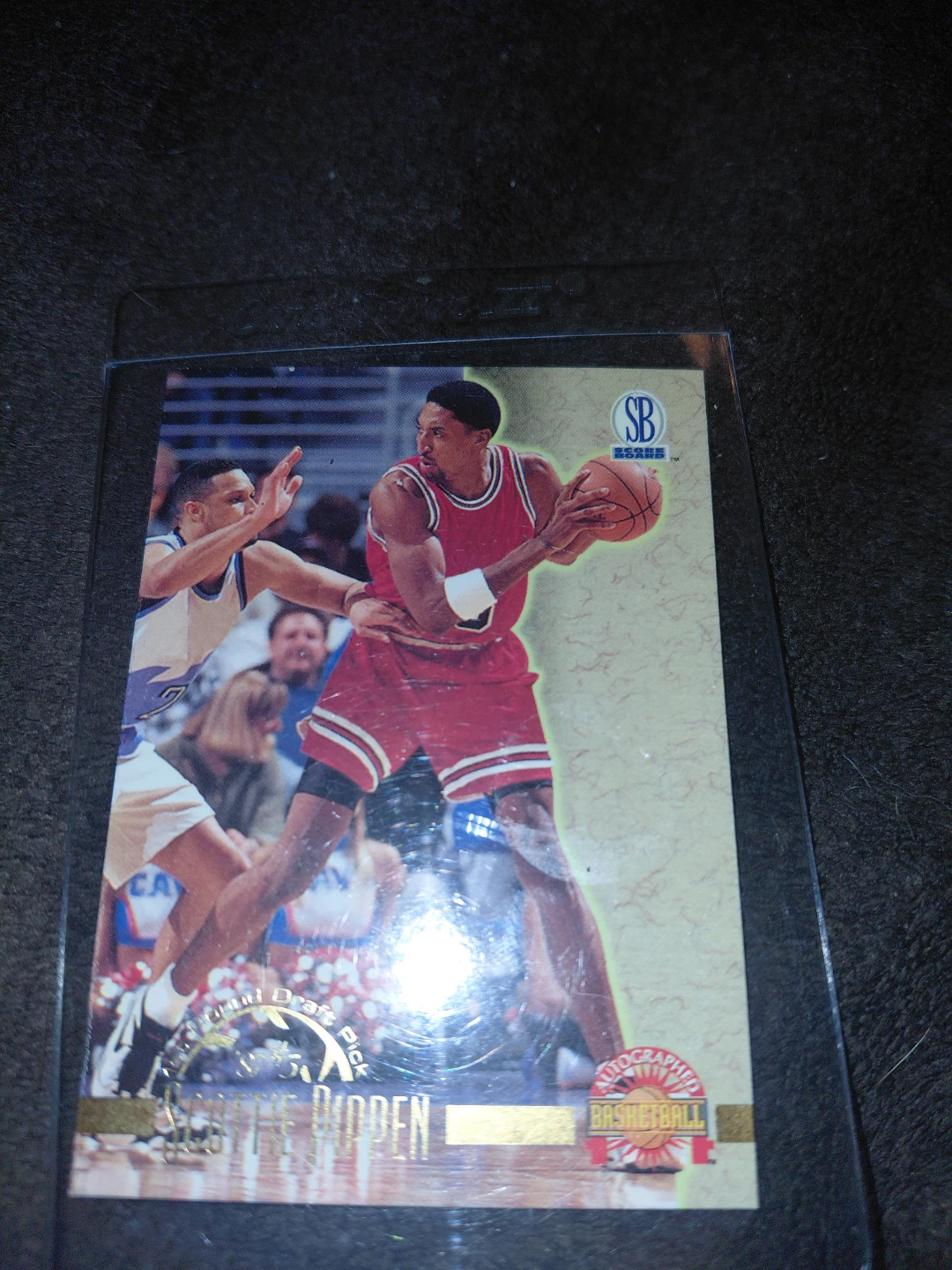 Scottie Pippen Score Board Autographed Card