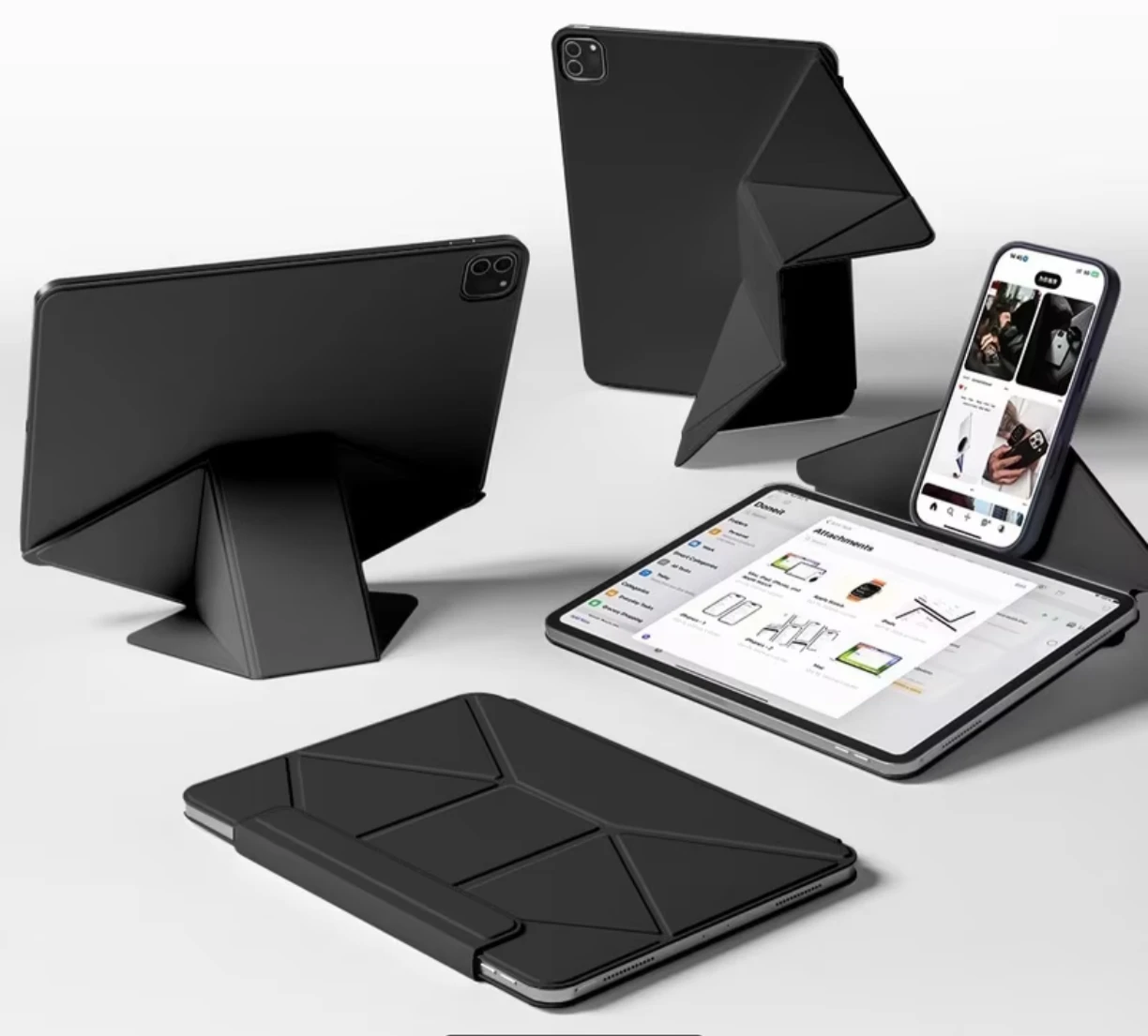 iPad pro 12.9" 4th 5th 6th gen. dynamic folio magnetic case