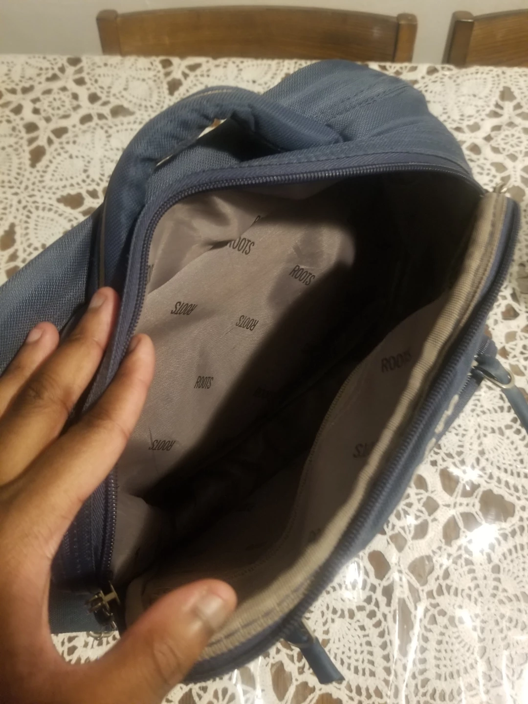 Roots blue shoulder bag - photo 3