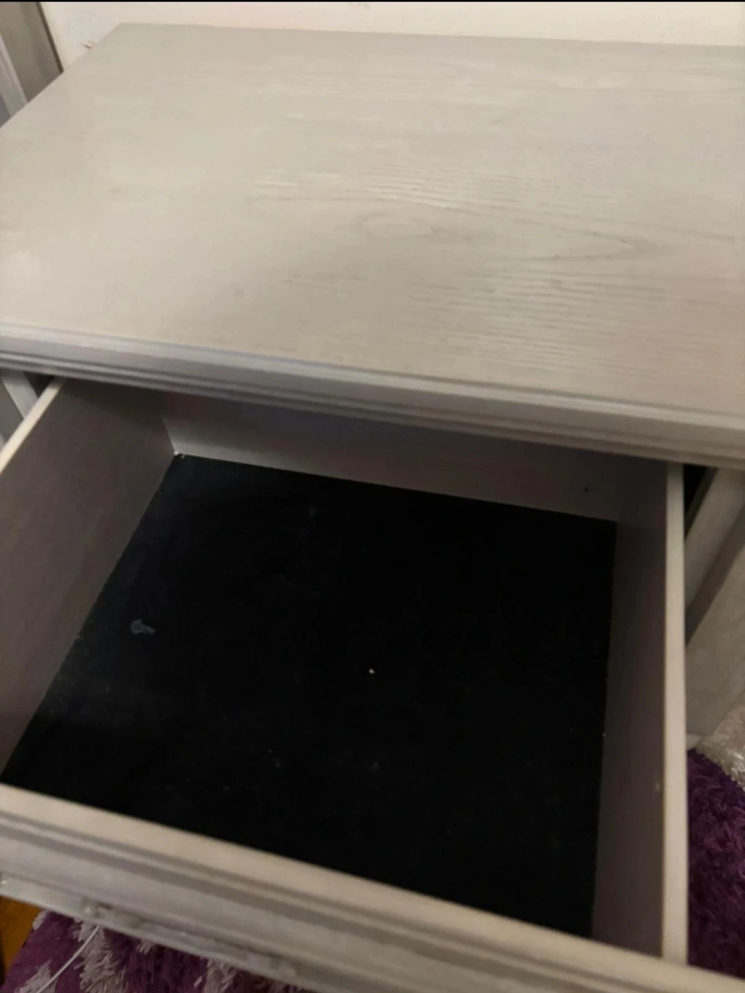 Grey Bedroom Dresser with Mirror - photo 3