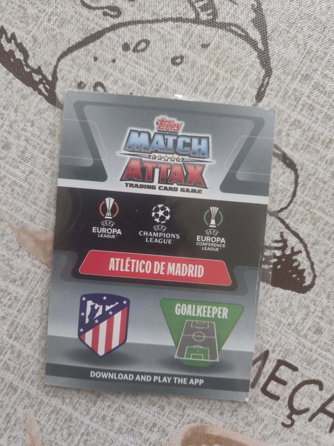 Topps Match Attax Jan Oblak Limited Edition Card - photo 2