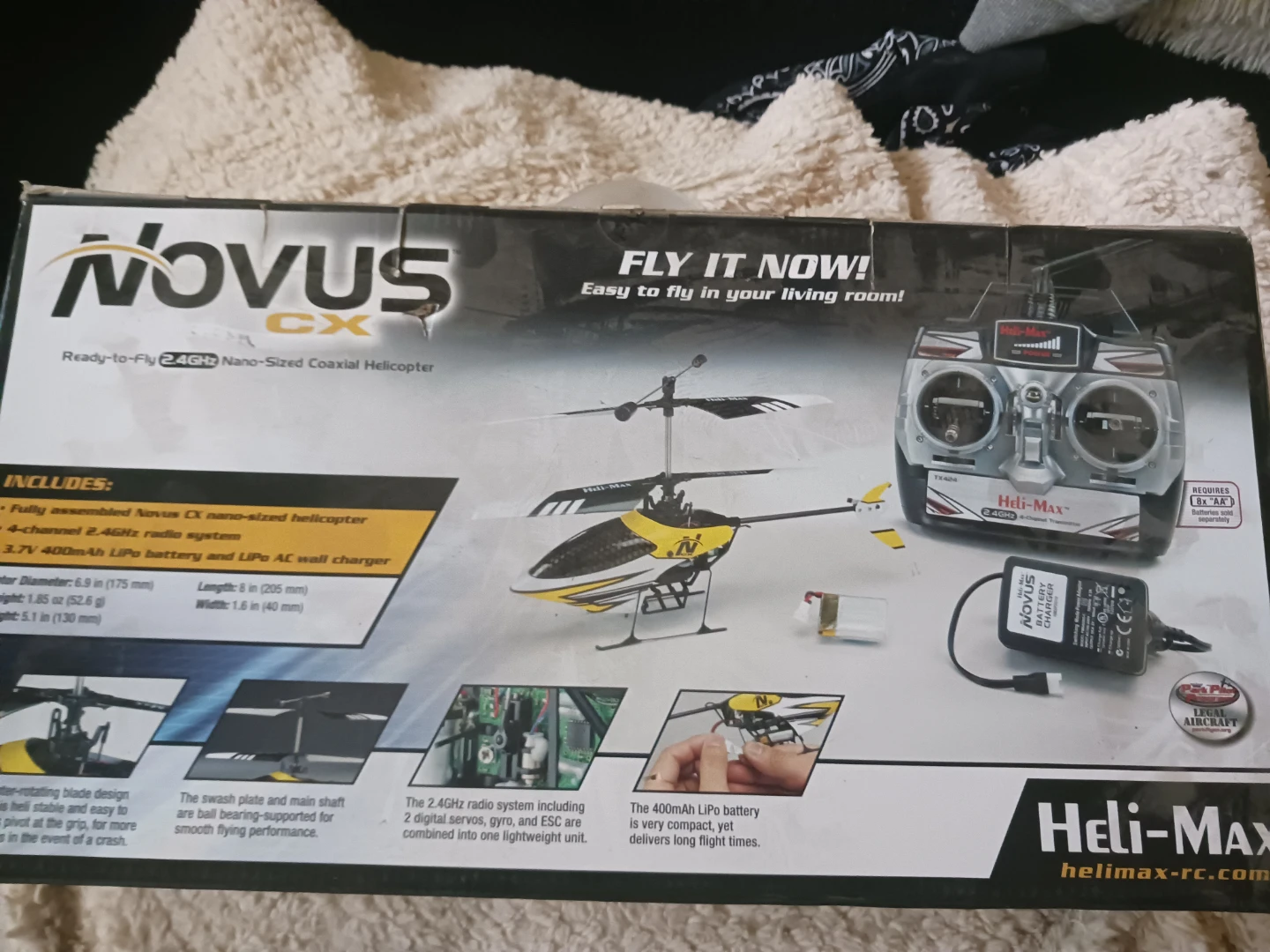 Heli-Max Novus CX Nano-Sized Coaxial RC Helicopter - photo 2