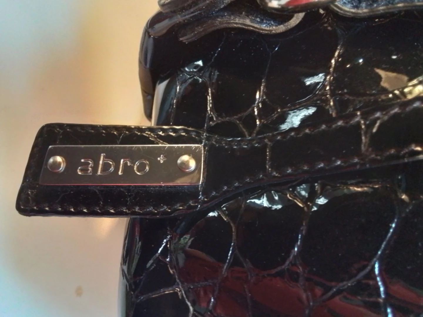 Abro Black Patent Leather Handbag - photo 2