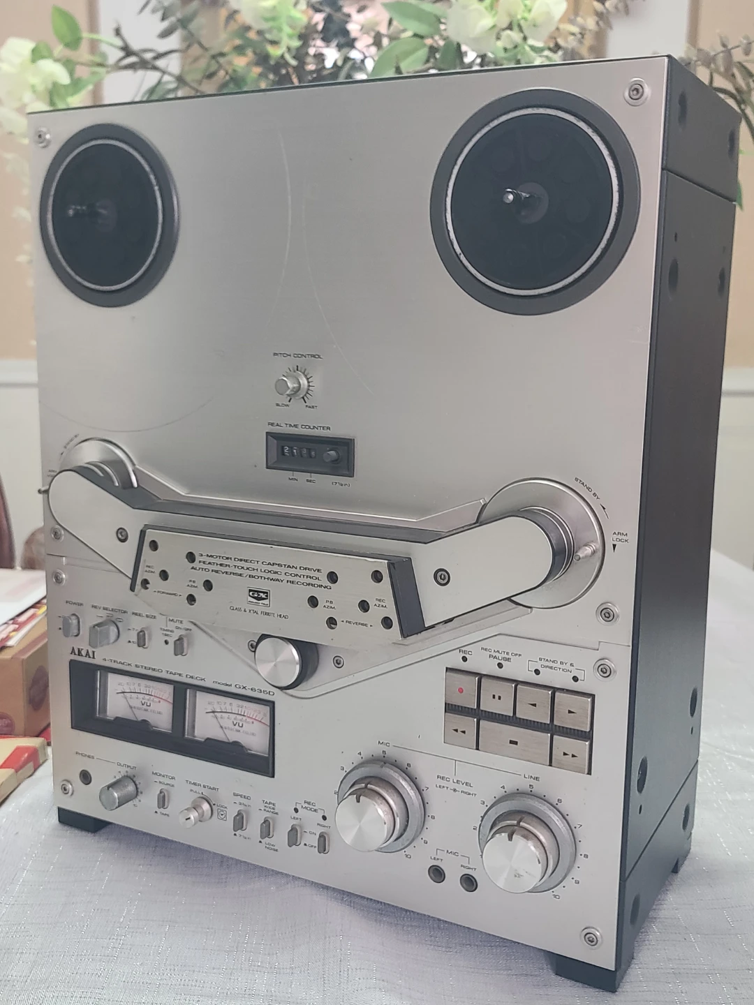 Akai 635D Reel to Reel Deck. - photo 2