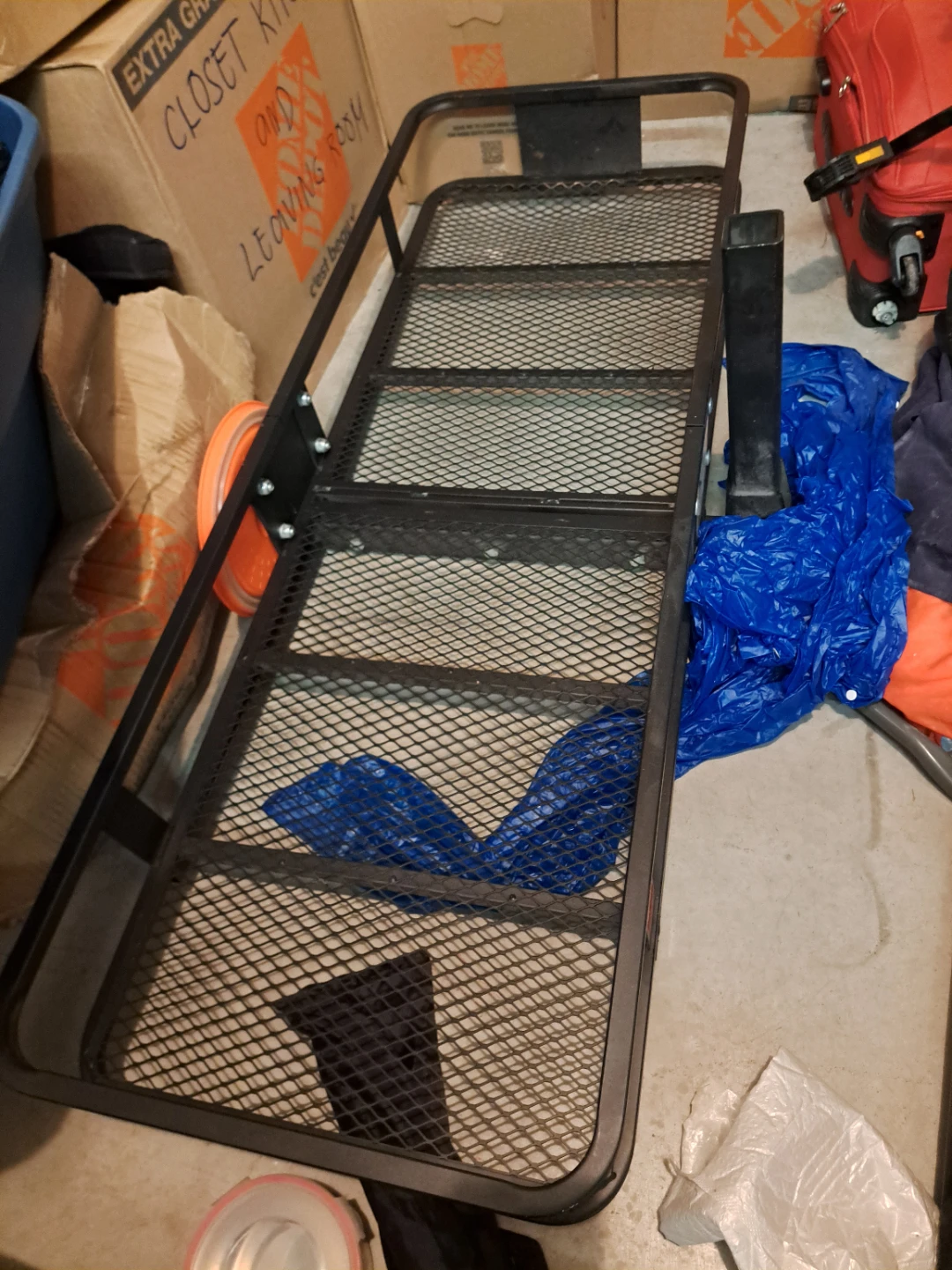 Hitch-Mounted Cargo Carrier