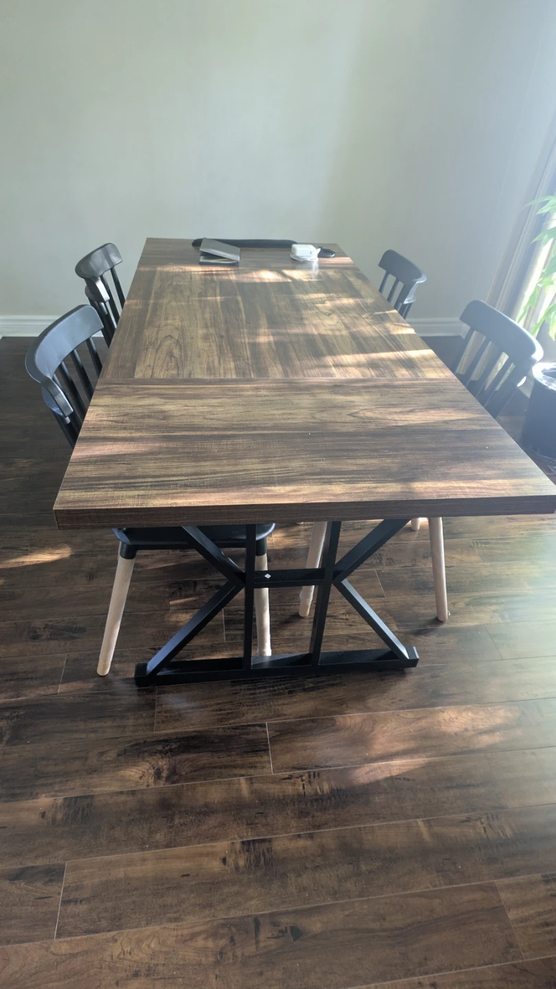 Mid-Century Modern Dining Set – Table & 4 Chairs - photo 4
