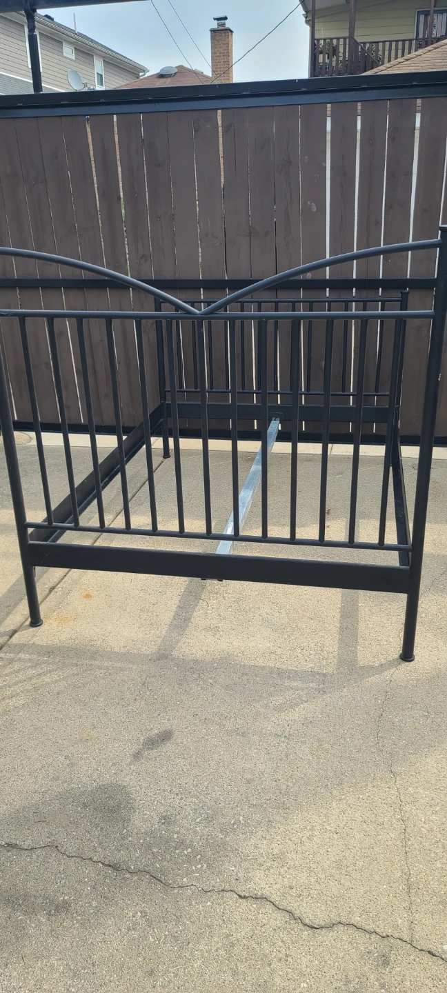Black Metal Bed Frame