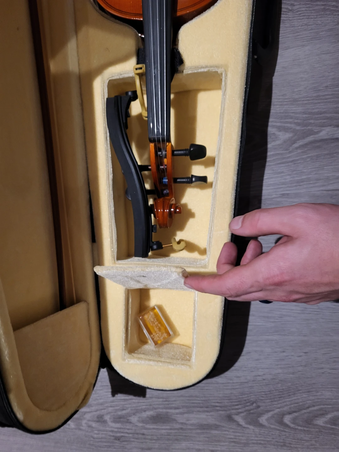 Full 4/4 Benjamin Adams Violin with Case and Bow - photo 4