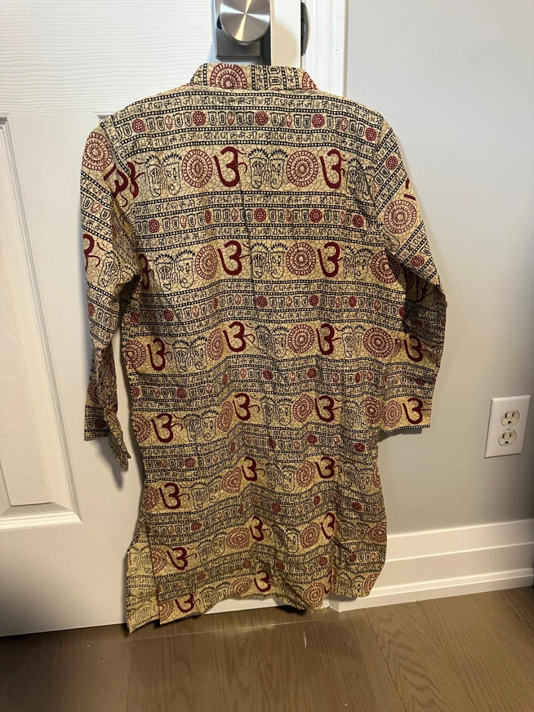 Traditional Kurta with Om Print - photo 2