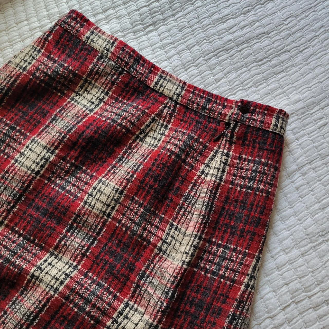 Vintage plaid skirt - photo 3