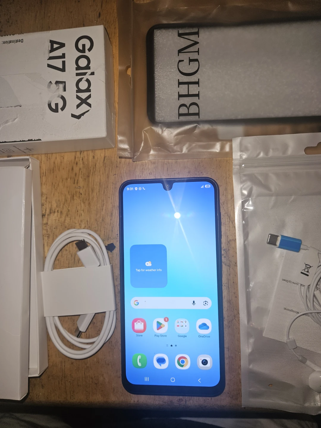 NEW UNLOCK SAMSUNG A17 5G-ANDROID16-4 GIG RAM-2 SIM-PLZ READ AD
