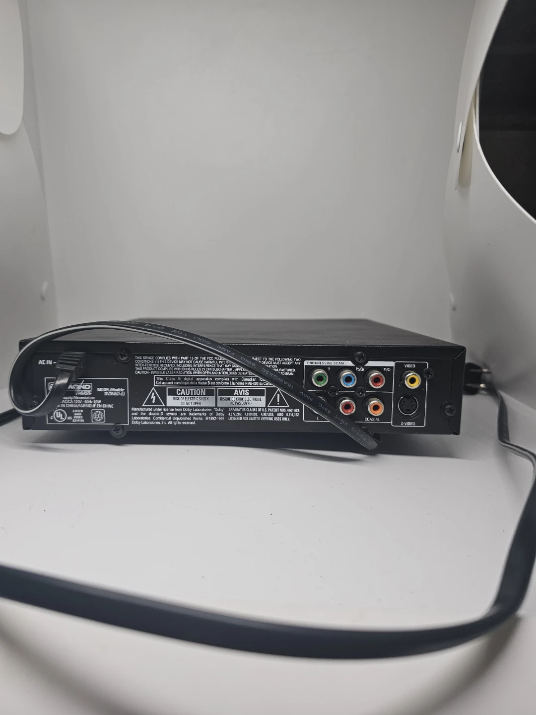 Diamond Vision Progressive  DVD  Player DV807-03 - photo 4