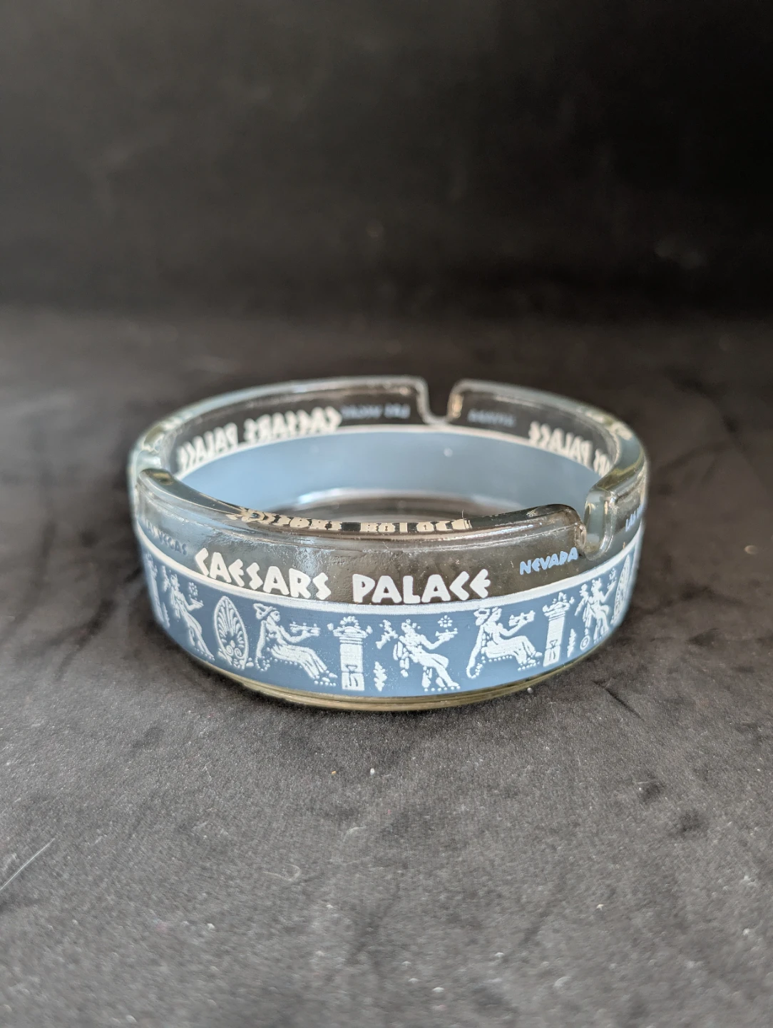 Vintage Caesars Palace Glass Ashtray