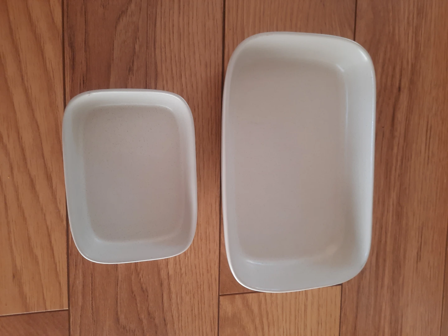 Set of 2 White Ceramic Baking Dishes - photo 4
