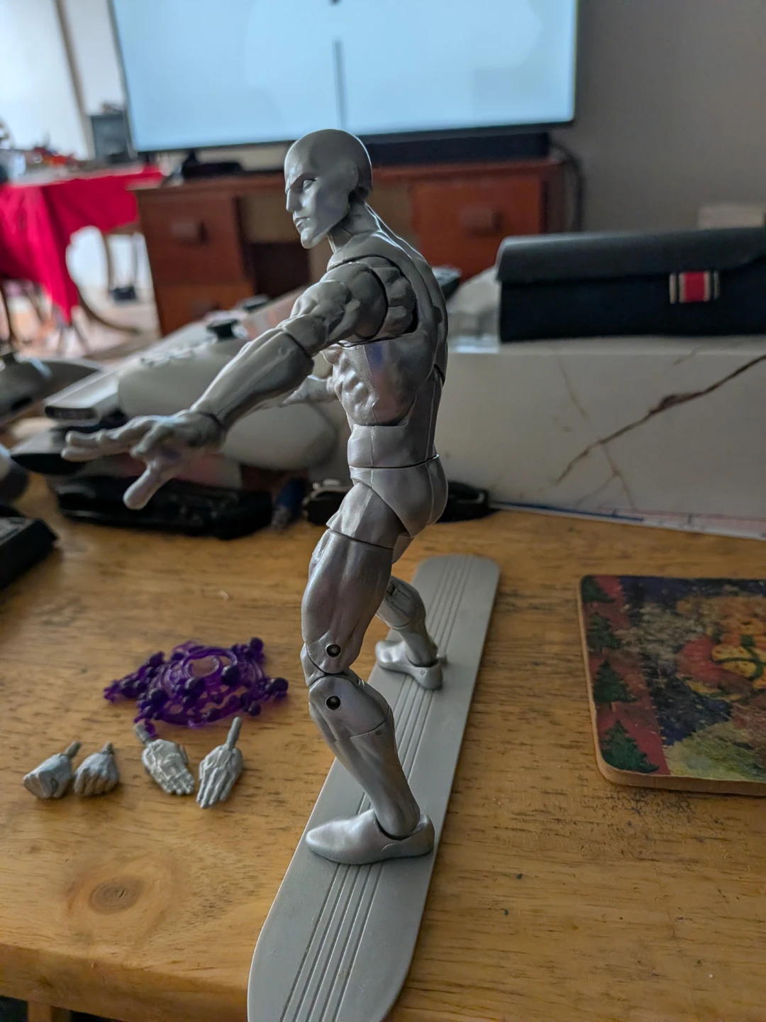 Loose Marvel Legends Silver Surfer Haslab Galactus Boxset - photo 4