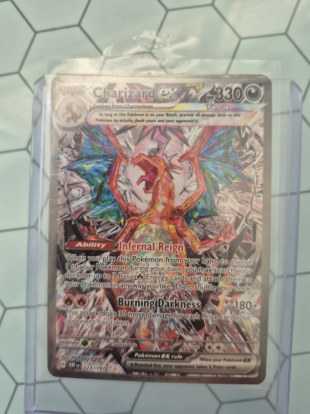 Charizard ex 223/197 Tera Pokémon Card
