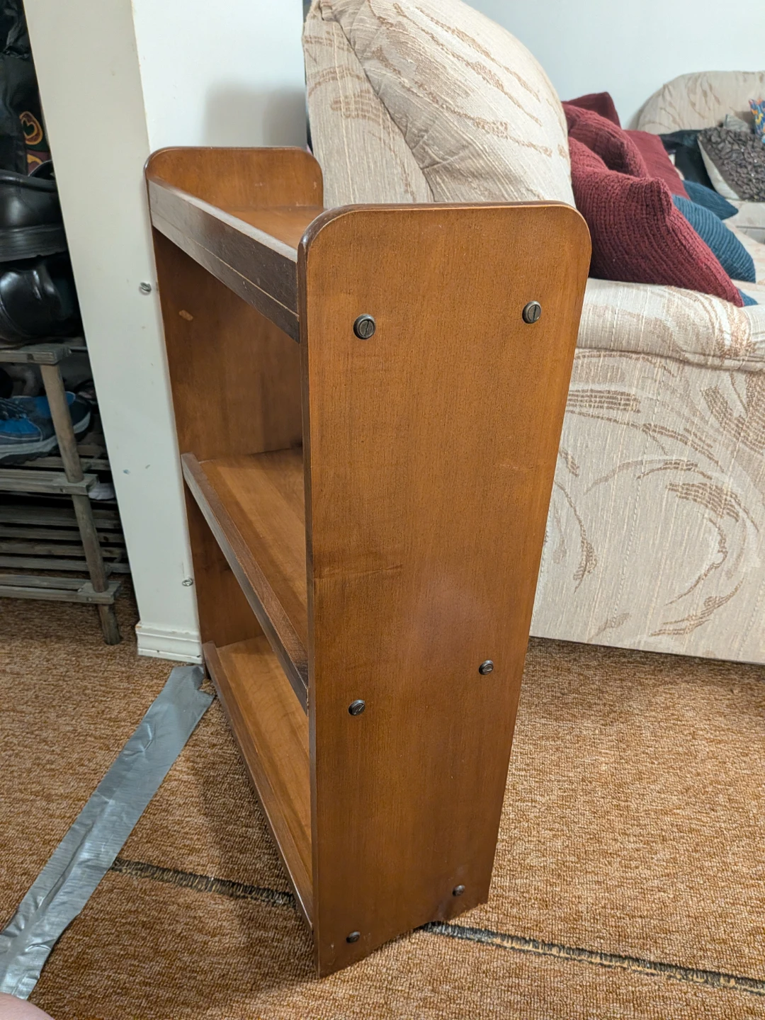 Wooden 3-Shelf Bookcase - photo 5