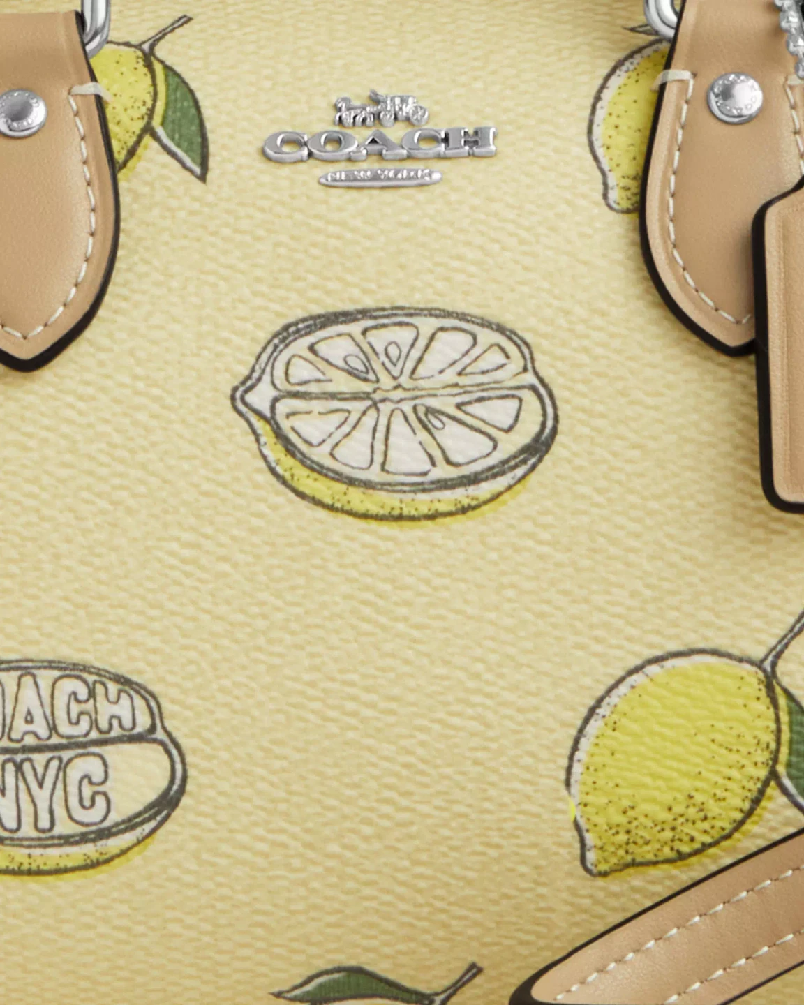 Coach Mini Rowan Crossbody Bag Lemon Print - photo 5