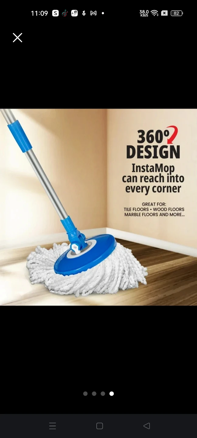 InstaMop 360 Degree Spinning Floor Mop🏈
