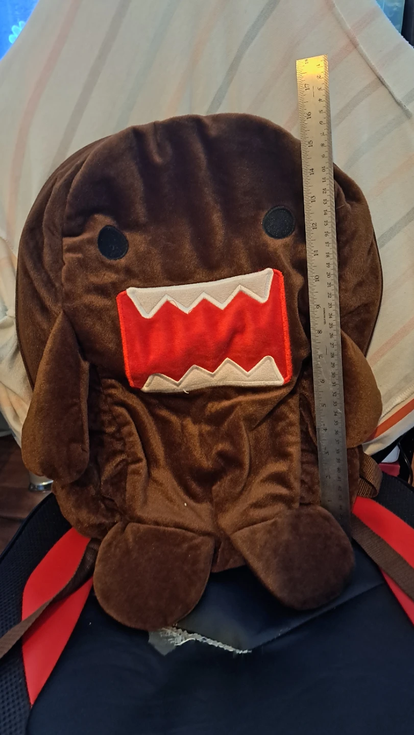 Brown Domo-kun Plush Backpack - photo 4