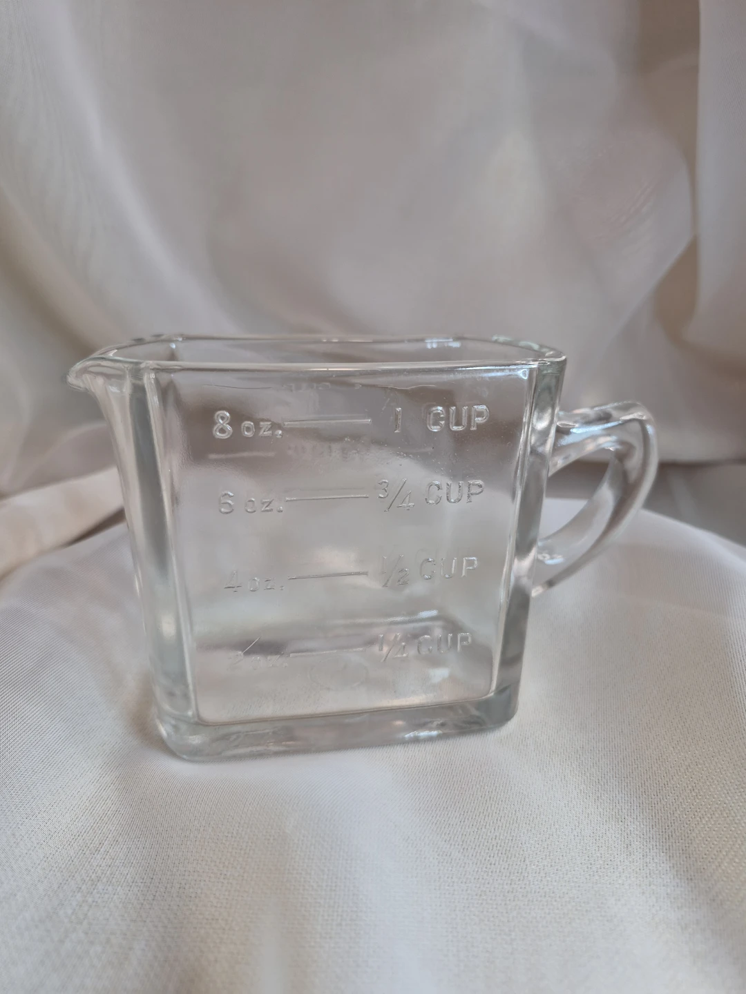 Vintage Glass Kellogg’s Measuring 1 Cup