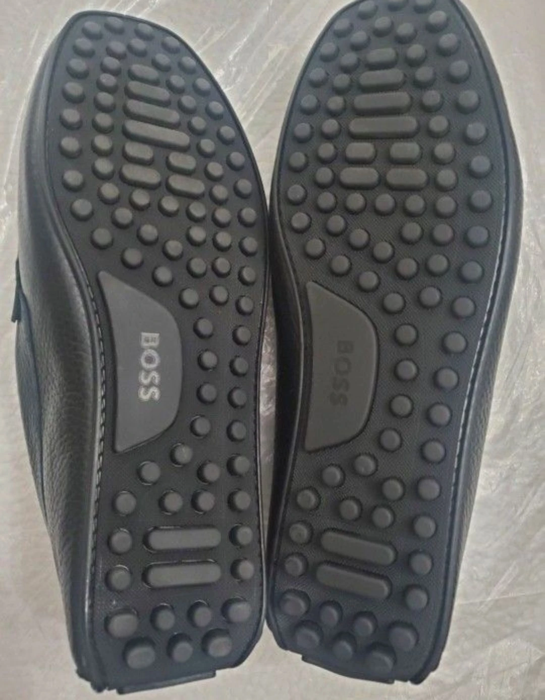 New Boss leather loafers size 9 - photo 3