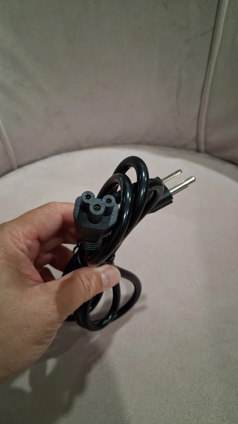 Mickey Mouse power cord Cloverleaf cable 3-prong power cord C5 - photo 2