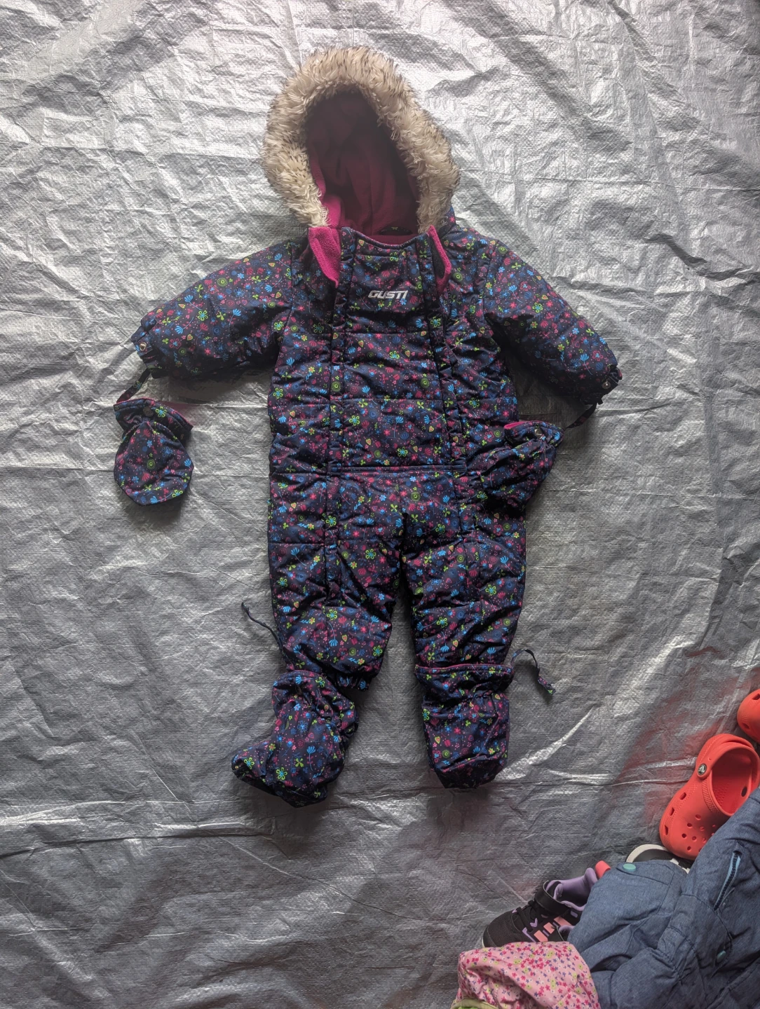 Gusti Floral Winter Bunting Suit 12M - photo 2