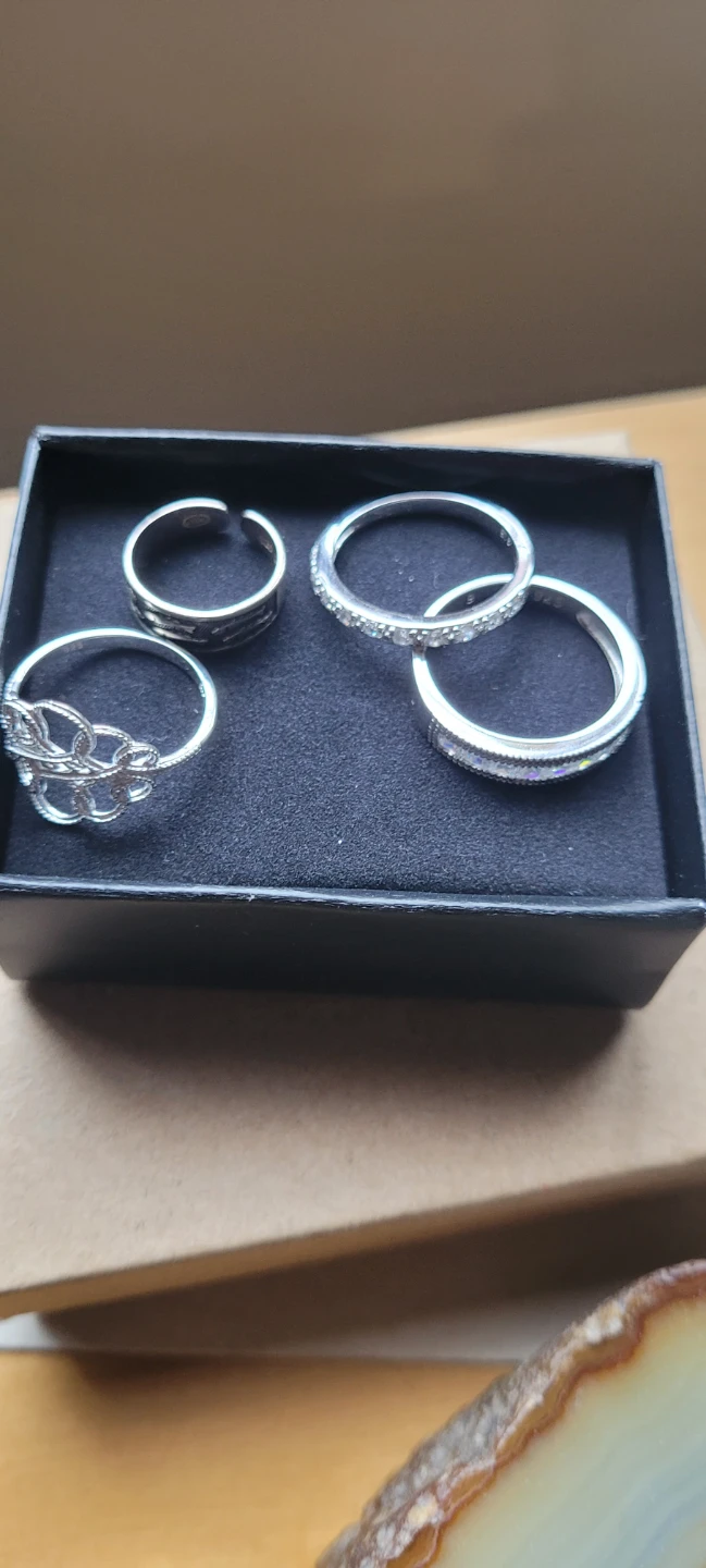 4 Sterling Silver Rings