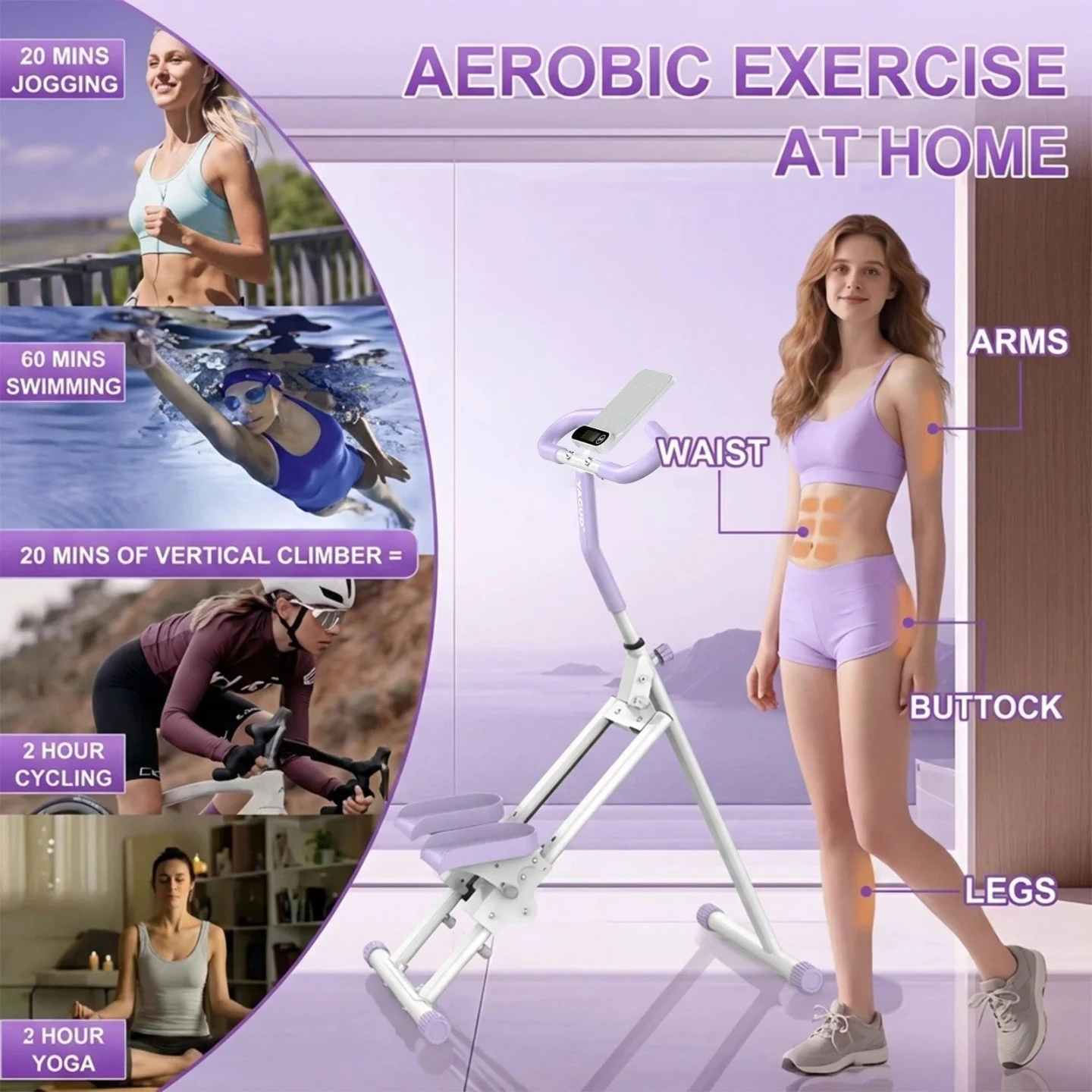 VAUDO Vertical Climber Exercise Machine - photo 4