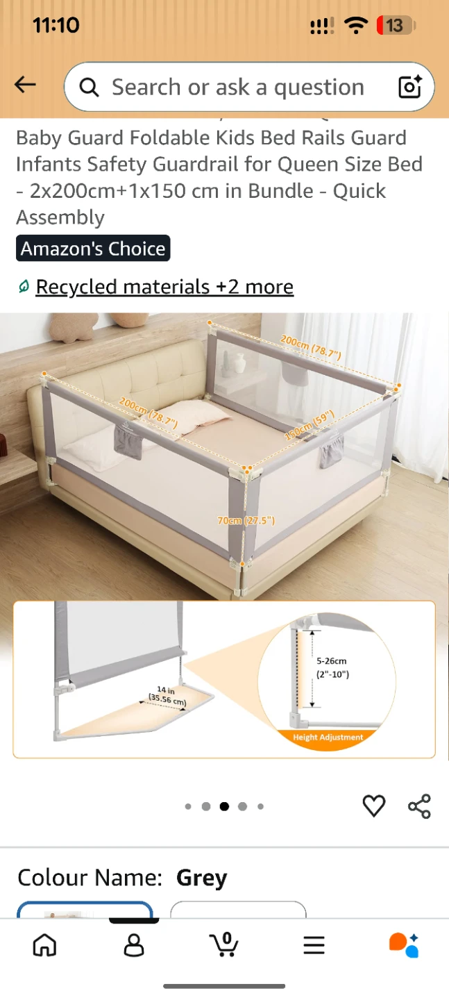 Babyalley bed rails