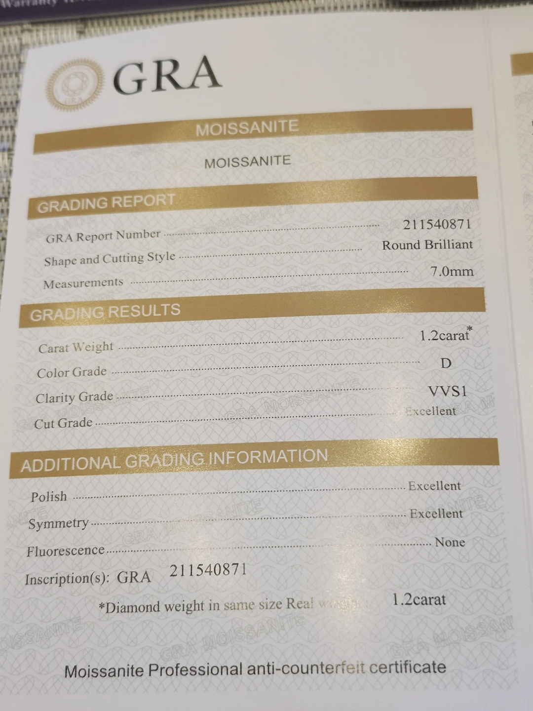 Moissanite Stud Earrings with GRA Certificate - photo 5