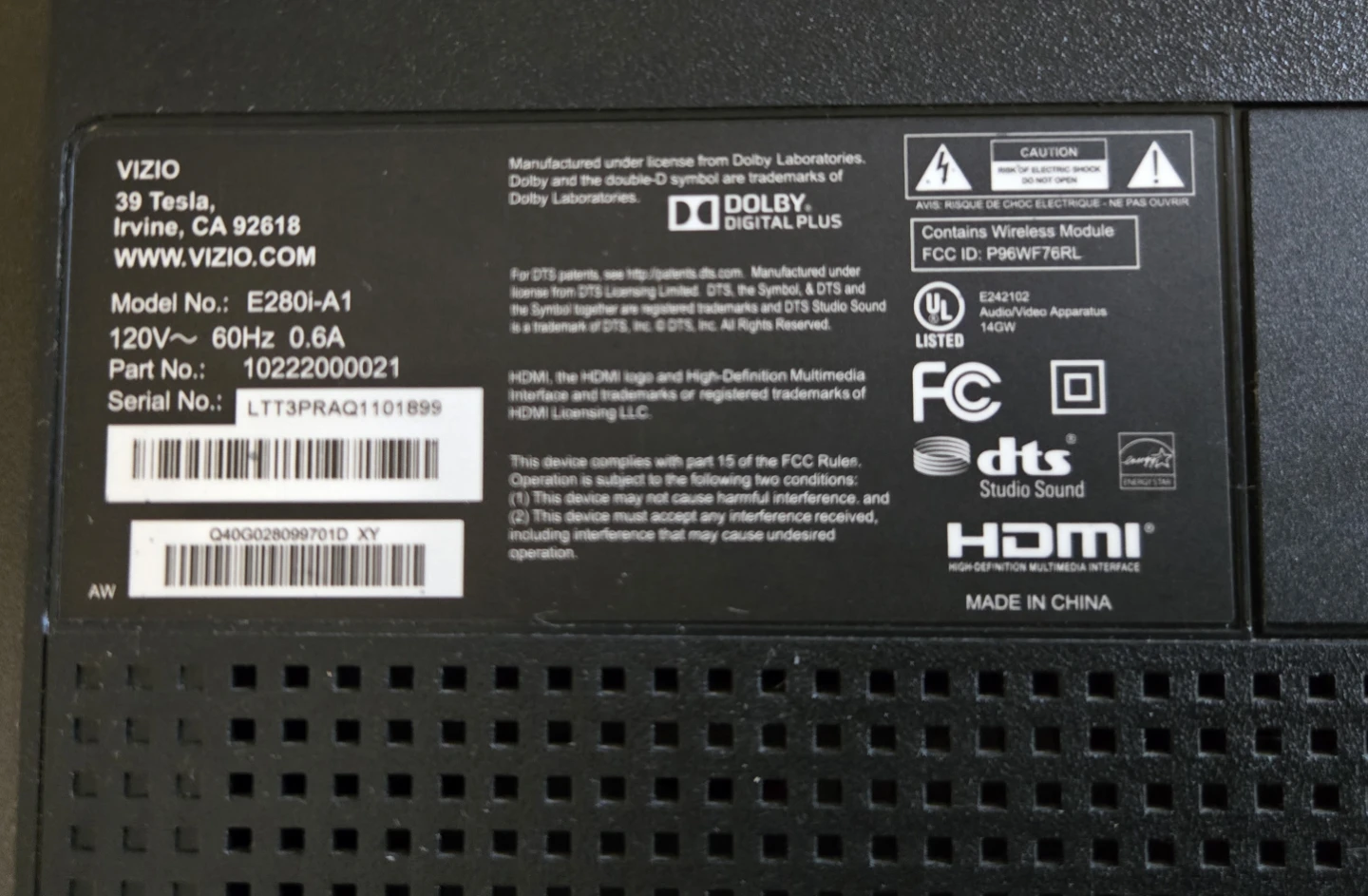 Vizio E280i-A1 28-inch LED Smart TV - photo 5